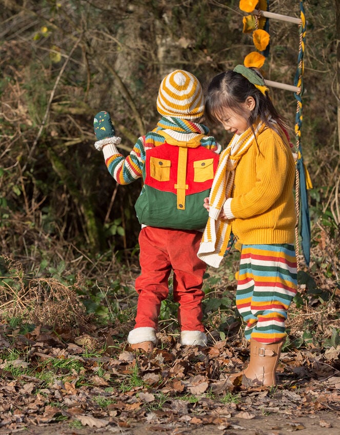 Little Green Radicals Snuggly Cardigan, Gold (GOLD), large
