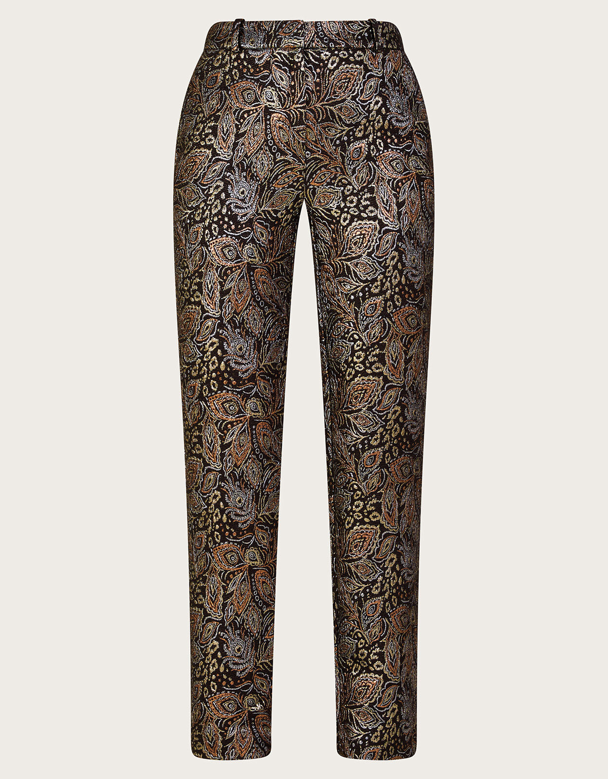 Joni Jacquard Trousers Black