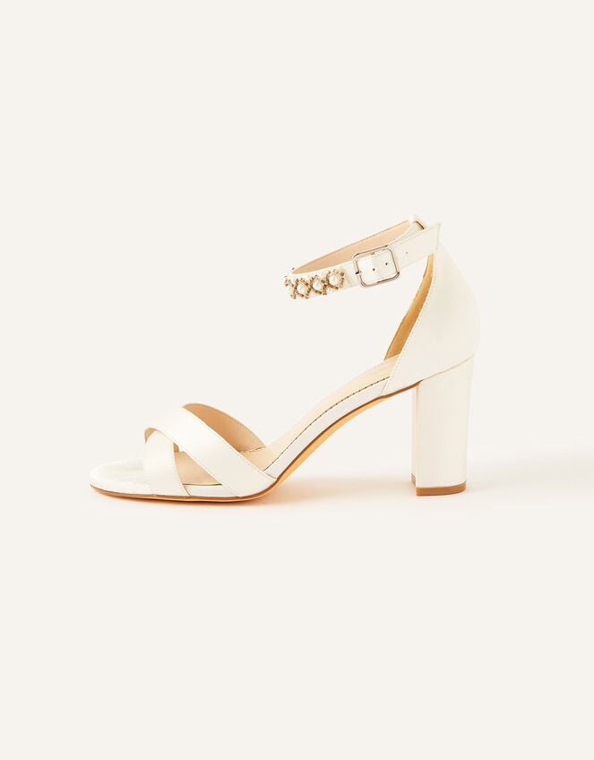 Farah Embellished Bridal Sandals, Ivory (IVORY), large
