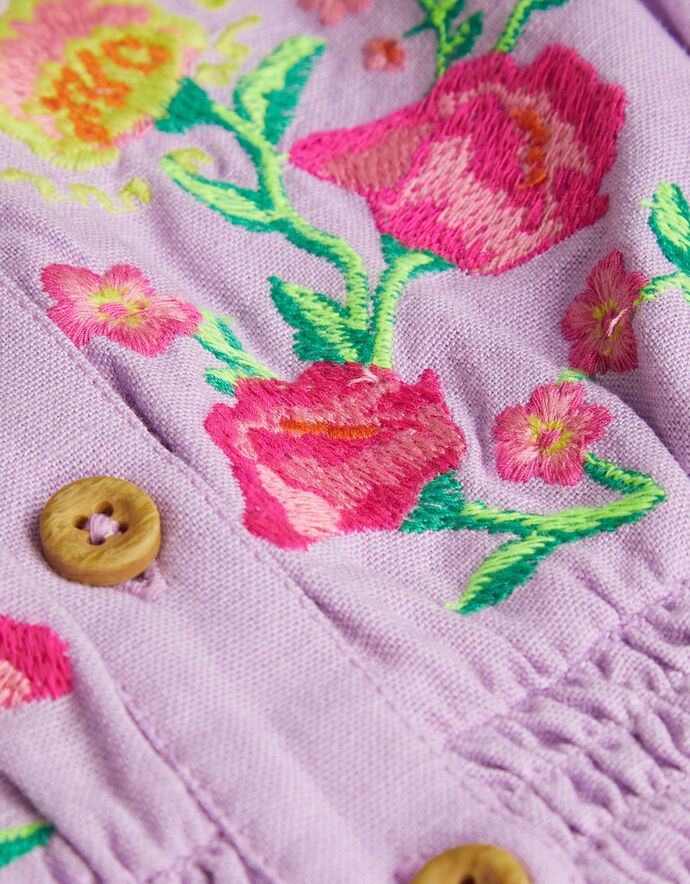 Purple glitter playsuit main image 0