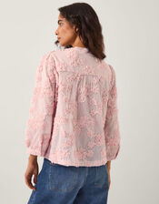 Blair Floral Appliqu&eacute; Blouse, Pink (BLUSH), large