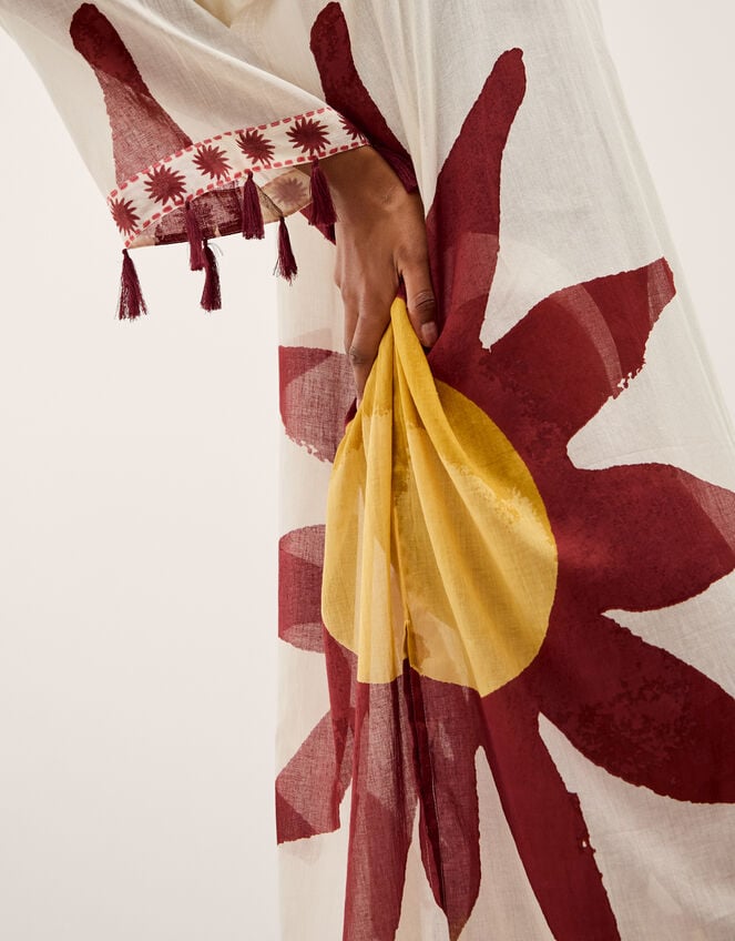 Anissa Sun Print Midi Kaftan, , large