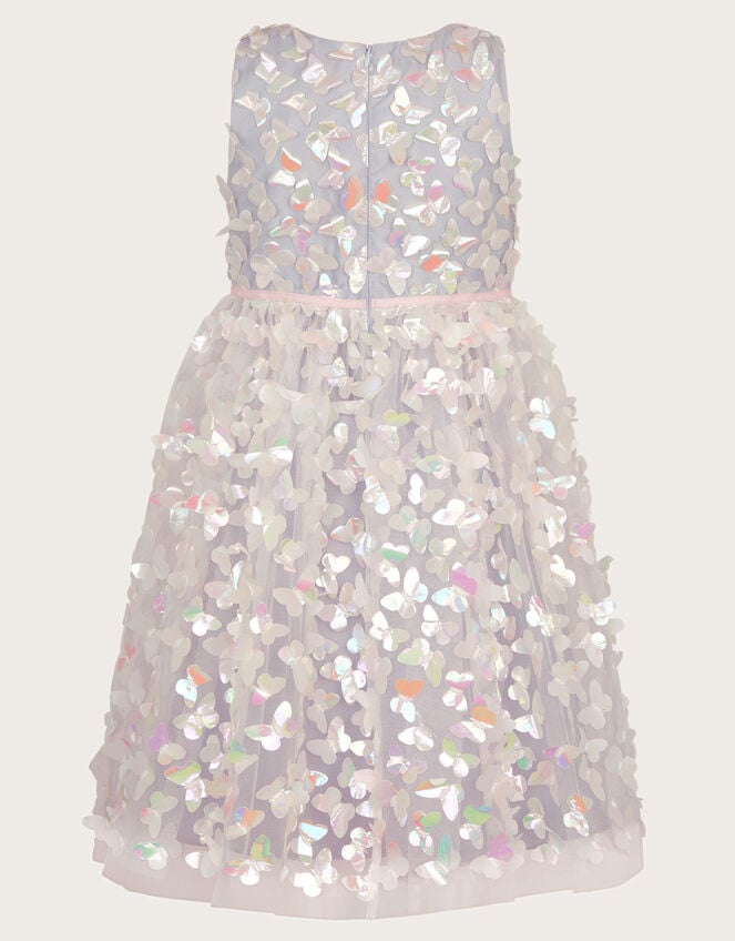 Luella Iridescent 3D Butterfly Dress, Purple (LILAC), large