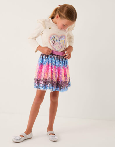 Ombré Sequin Skirt, Multi (MULTI), large