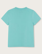 Ombre Sea T-Shirt, Blue (BLUE), large
