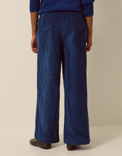 Lucy Corduroy Wide Leg Trousers, Blue (COBALT), large