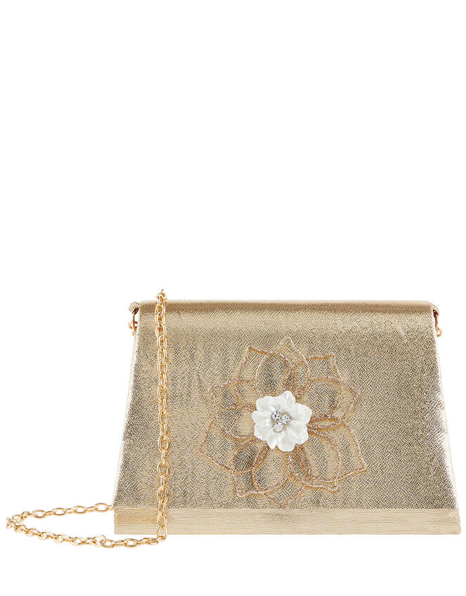 Flower Shimmer Bag, , large