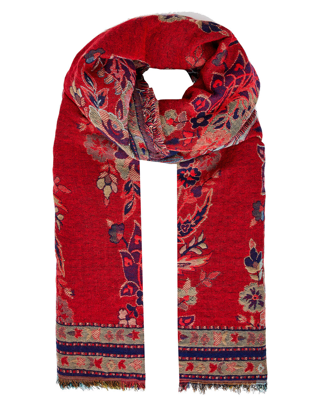 Paisley Jacquard Blanket Scarf