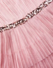 Fiorella Sleeveless Tiered Maxi Dress, Pink (PINK), large