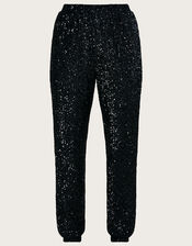 Sonya Sequin Joggers, Black (BLACK), large