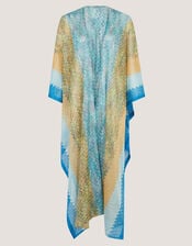 Ava Knit Beach Cover Up, Blue (BLUE), large