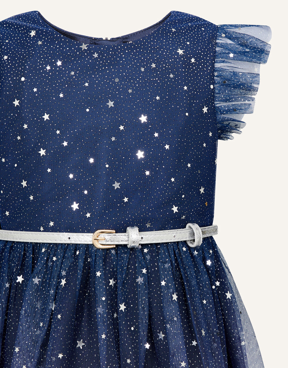 Star Print Ombre Dress Blue Girls' Dresses Monsoon UK.