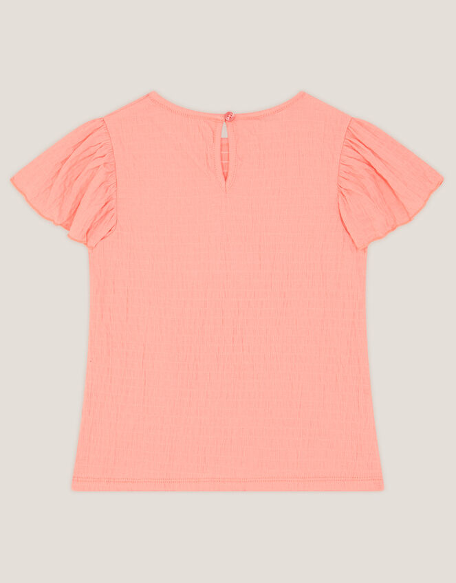 Embellished Floral Appliqu&eacute; Top, Pink (PINK), large