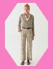 Maison Hotel Lolo Straight Leg Trousers, White (WHITE), large