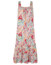 Tenley Paisley Sundress in LENZING™ ECOVERO™, Red (RED), large
