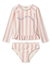 Liewood Dagny Stripe Swim Set, Pink (ROSE), large