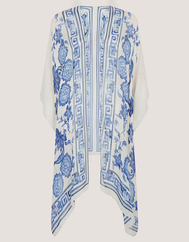 Gloria Floral Print Beach Cover Up, , large