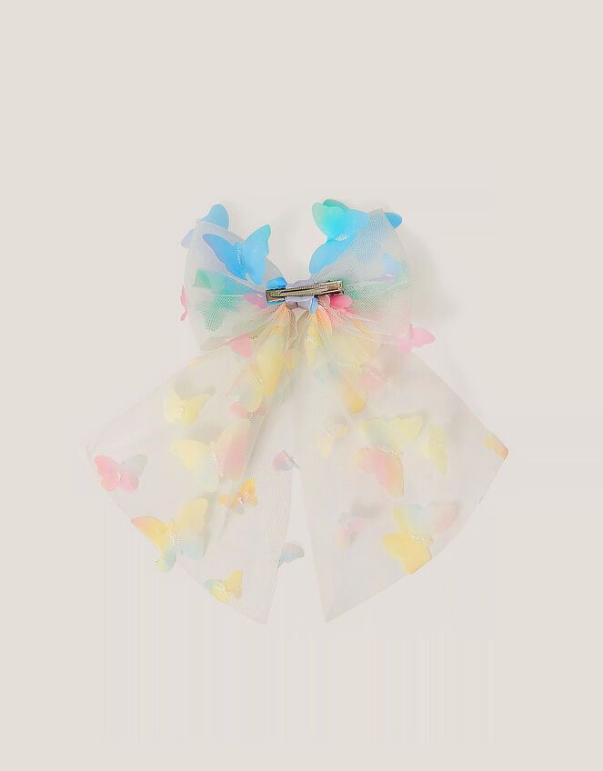 Ombré Butterfly Bow Hair Clip, , large