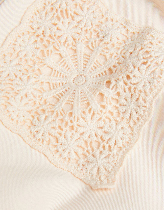 Crochet Pocket Wide Leg Trousers, Ivory (IVORY), large