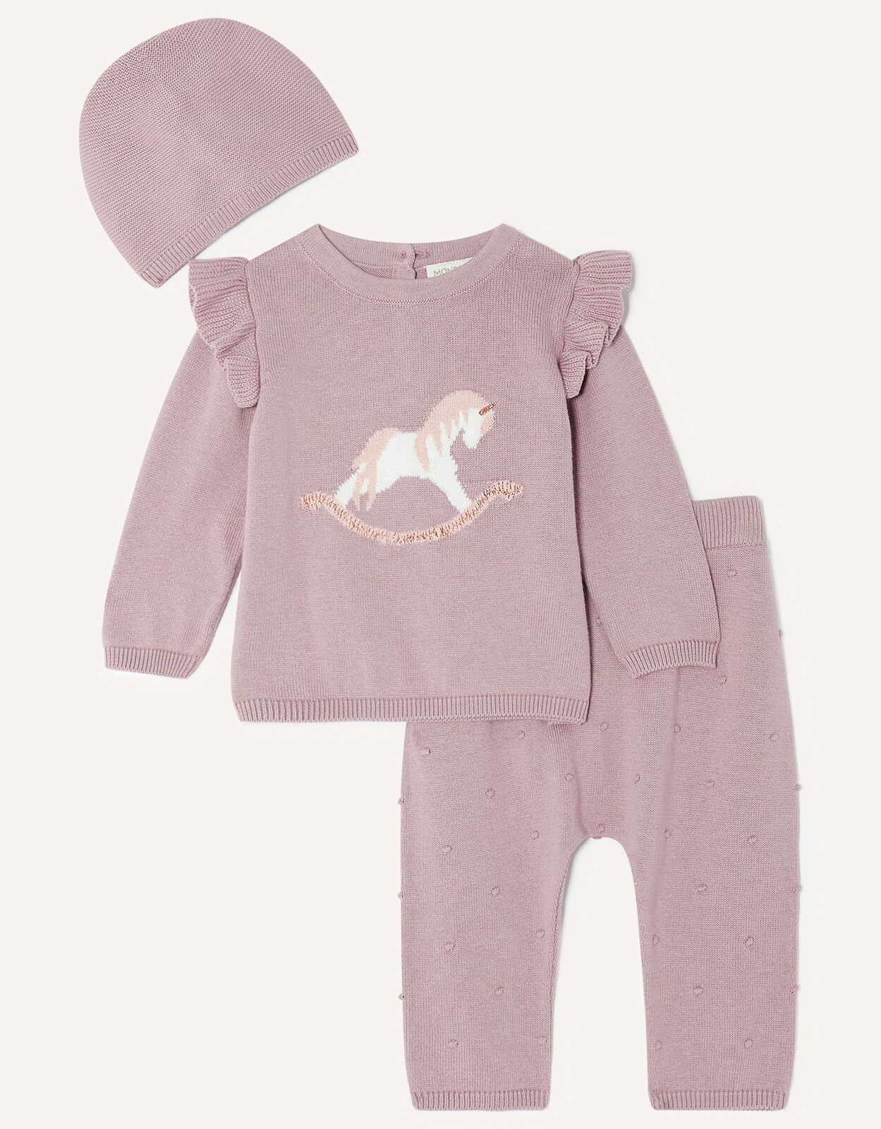 Set D'équitation Cross Country GGGear - Rose Bébé/Violet/Blanc - Adulte