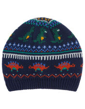 Dinosaur Fairisle Knit Beanie, Multi (MULTI), large