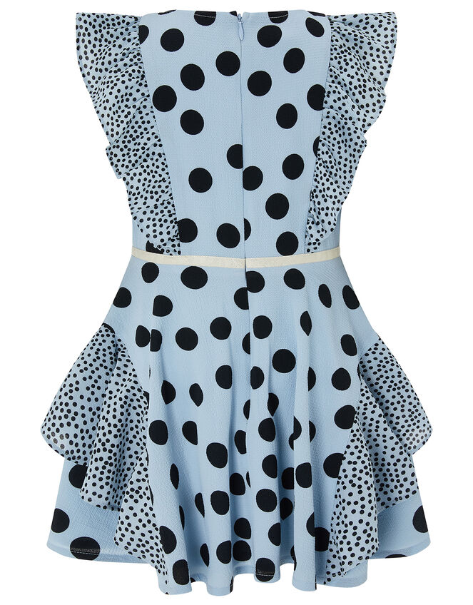 Rene Spot Dress, Blue (PALE BLUE), large