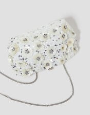 Mia Floral Embellished Clutch Bag, , large
