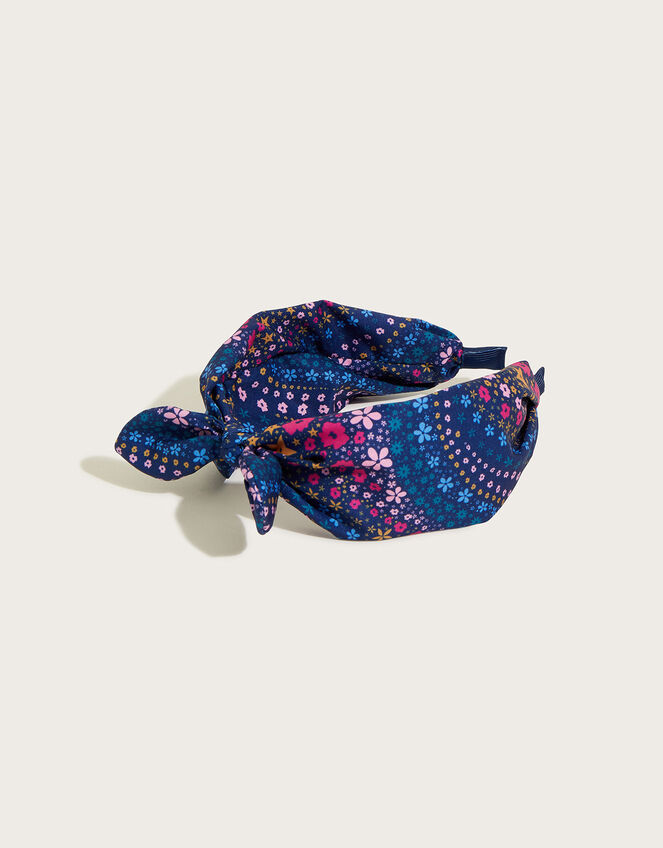 Pretty Printed Knot Headband, , large