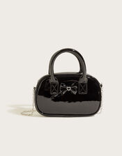 Patent Bow Tote Bag, , large
