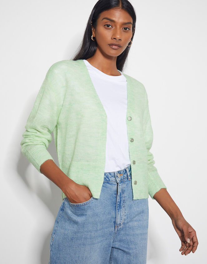 Mia Lightweight Cardigan, Green (MINT), large