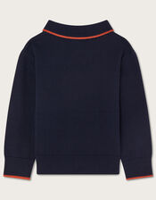 Fox Intarsia Knit Jumper, Multi (MULTI), large