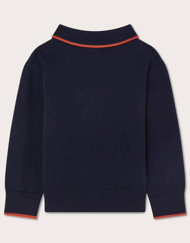 Fox Intarsia Knit Jumper, Multi (MULTI), large