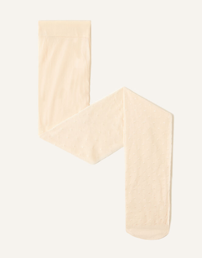 Bridal Spot Tights, Ivory (IVORY), large