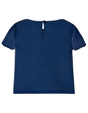 Magical Rose Top and Skirt Set, Blue (NAVY), large