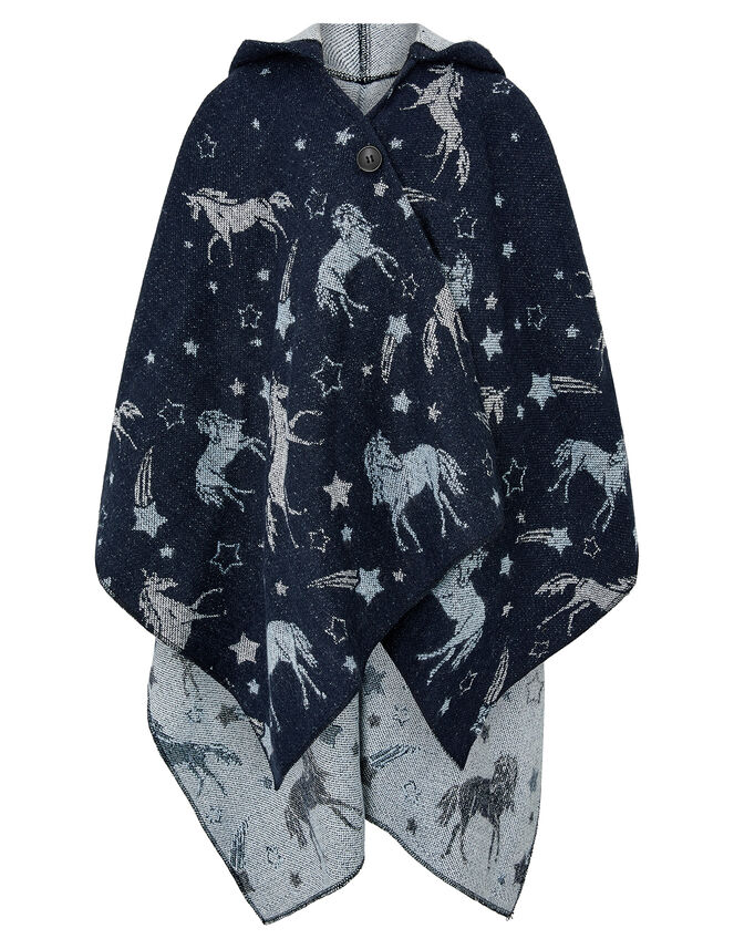 Connie Sparkle Unicorn Poncho, , large