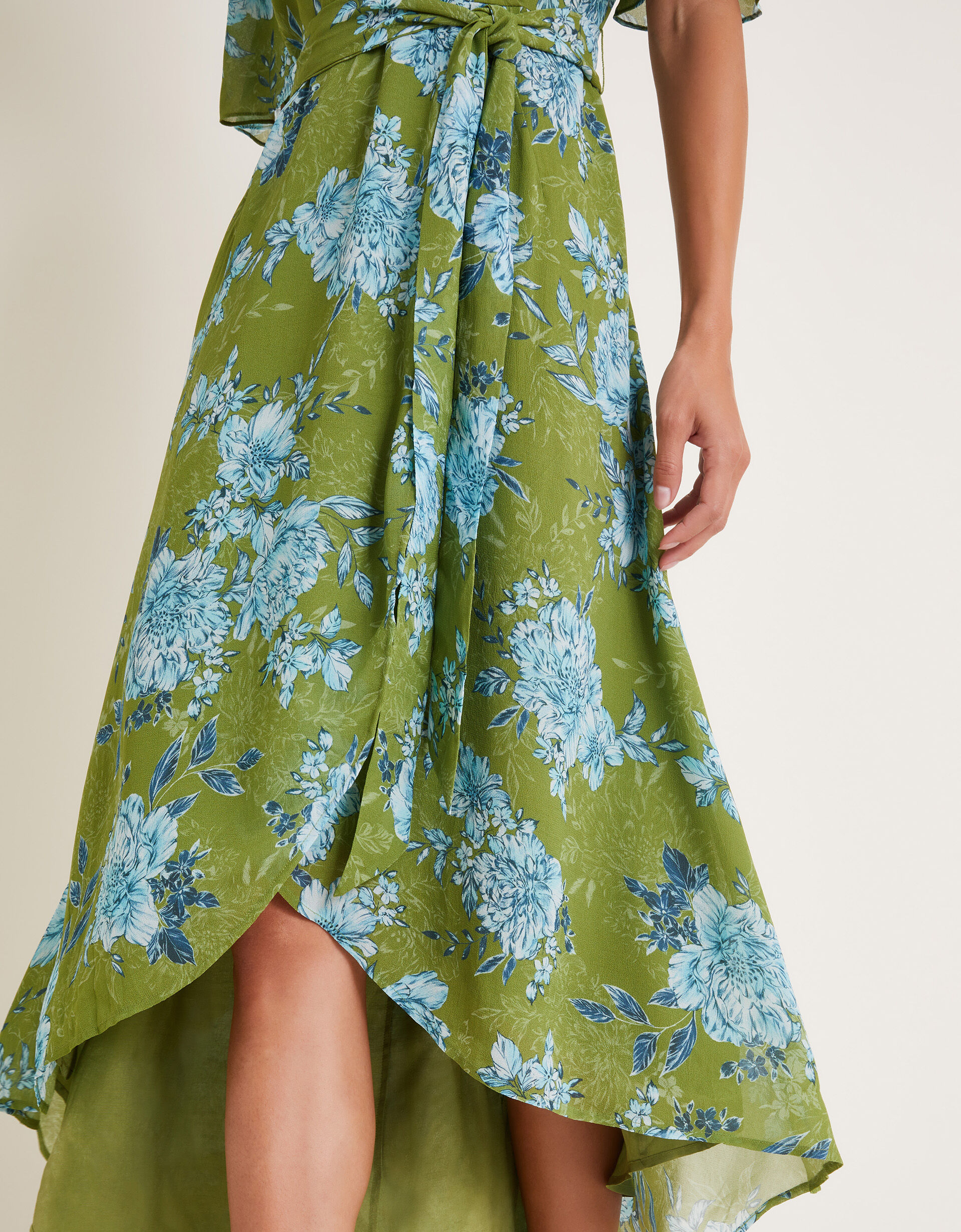 Daisy | Floral Wrap Midi Dress main image 0
