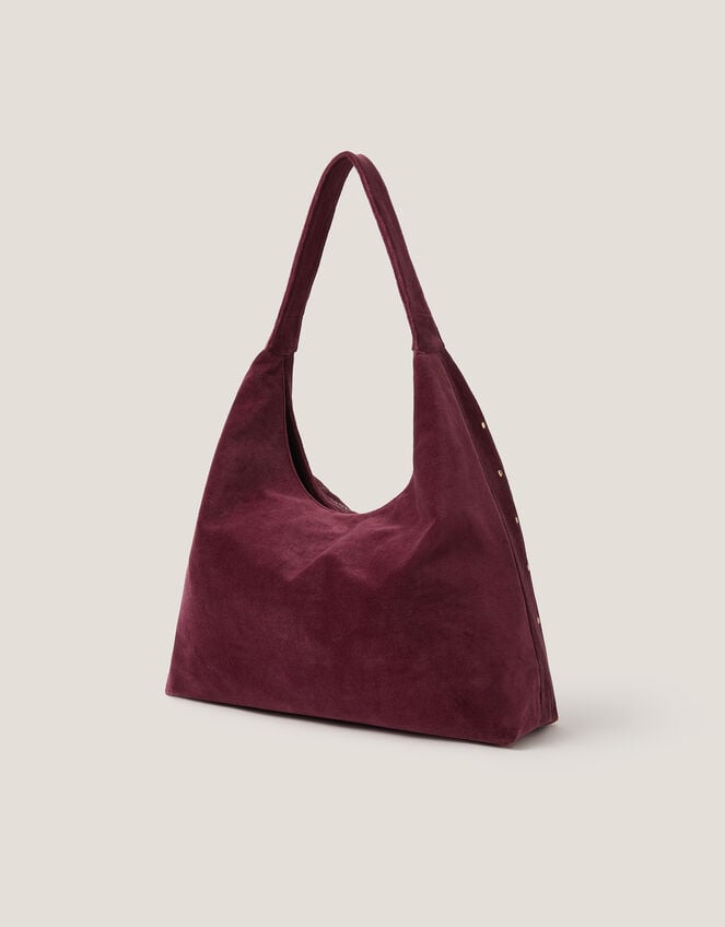 Lily Embroidered Slouch Shoulder Bag, , large