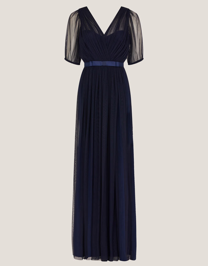 dressing for salad with blue cheese Maira Floral Dark Blue Short Sleeve Maxi Dress  Monkee's of Ridgeland