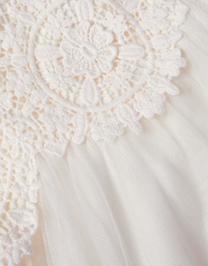 Starla Lace Tulle Dress, Ivory (IVORY), large