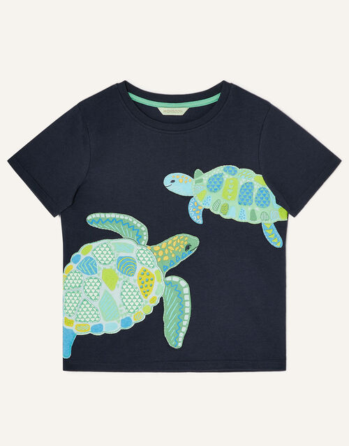 Turtle T-Shirt WWF-UK Collaboration, Blue (NAVY), large