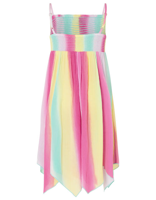 Rainbow Tie-Dye Dress in LENZING™ ECOVERO™, Multi (MULTI), large