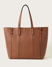 Work Tote Bag, Tan (TAN), large