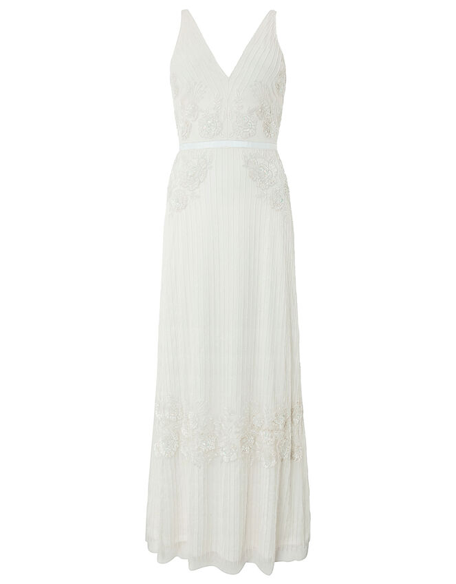 Margaret Embellished Maxi Wedding Dress, Ivory (IVORY), large