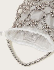 Beau Beaded Drawstring Bag, , large