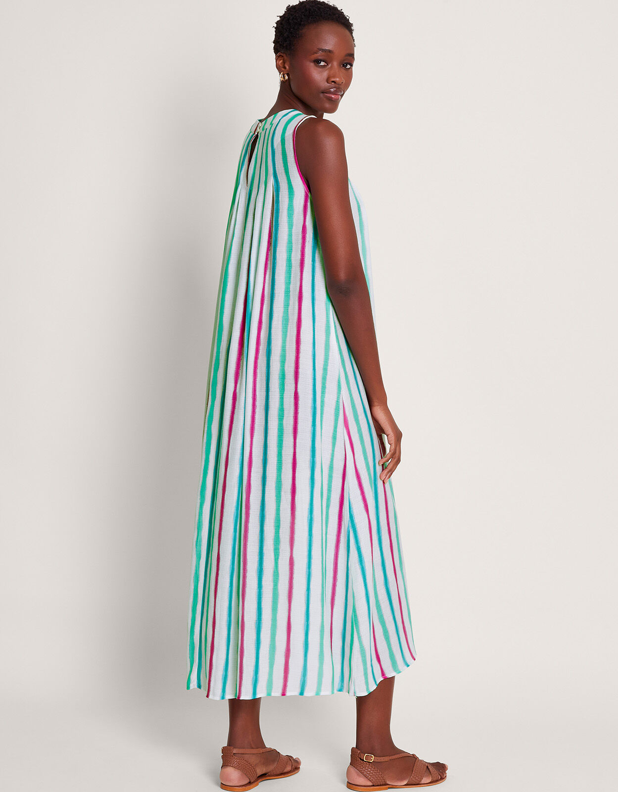 Monsoon sylvia stripe dress shop