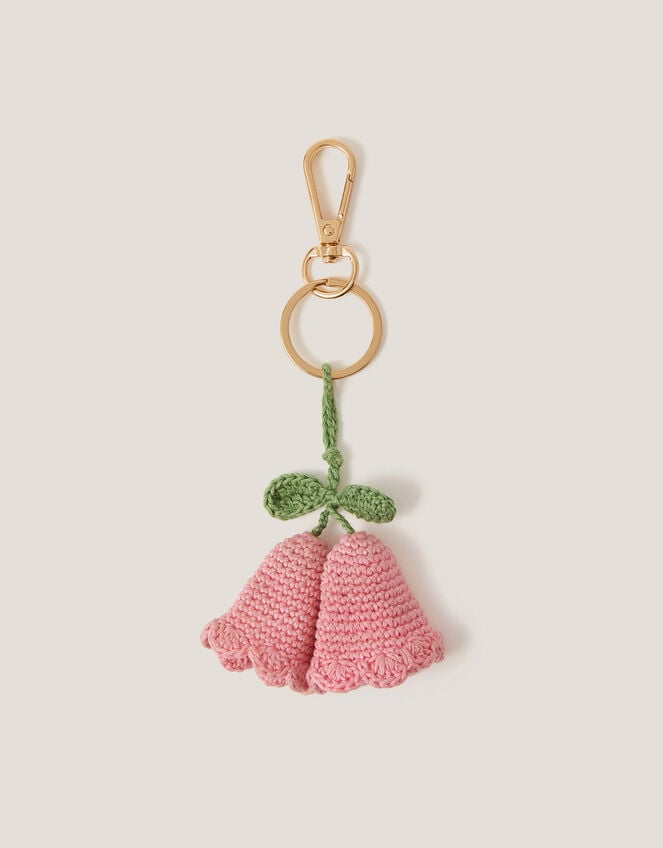 Tulip Crochet Bag Charm, , large