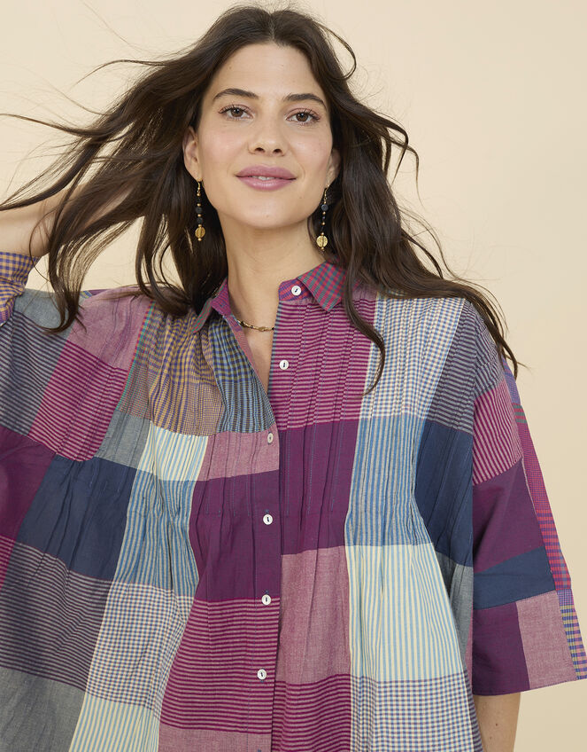 East Misty Patchwork Top, Multi (MULTI), large