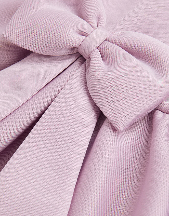 Baby Sleeveless Big Bow Dress, Purple (LILAC), large