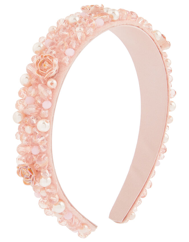 Rose and Gem Headband, , large