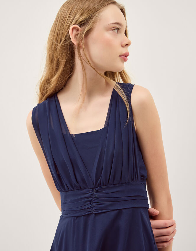 Maddison Multiway Chiffon Dress, Blue (NAVY), large